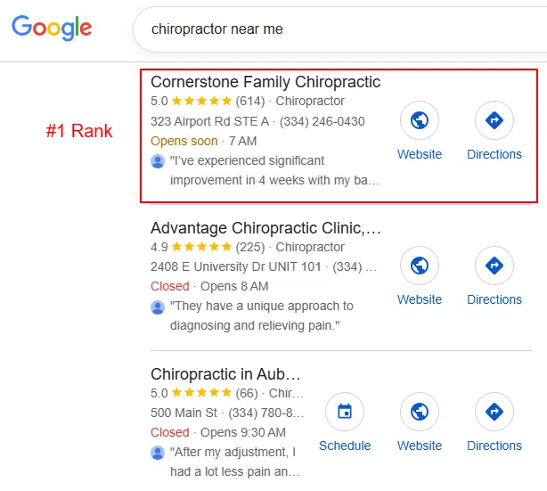 Chiropractor near me