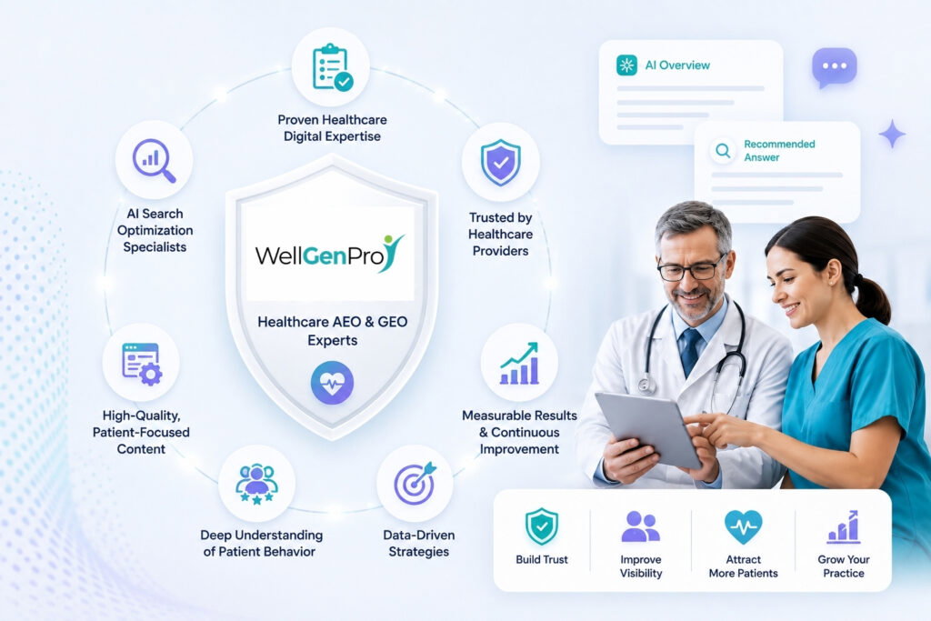 WellGenPro for Healthcare AEO and GEO Services